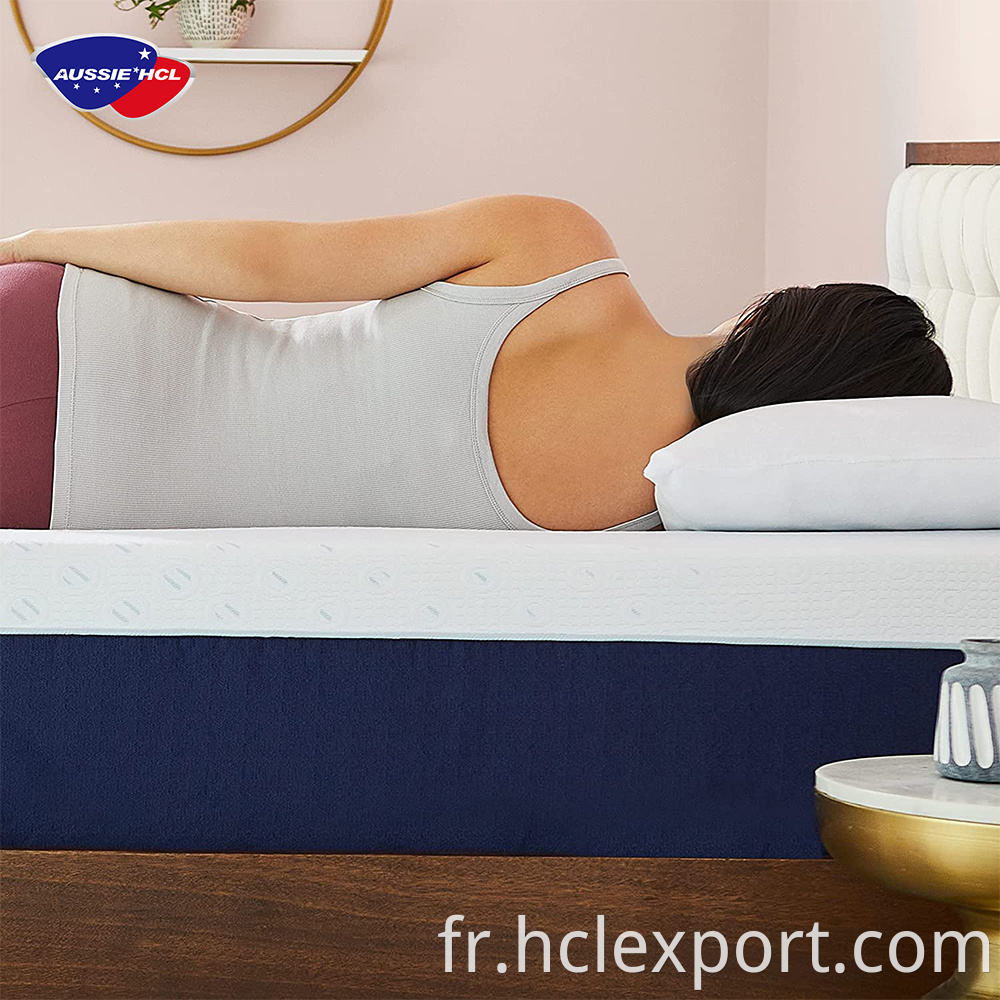 Quality Sleeping Well Latex Double Full Full Single Luxury Swirl Bounded Matelas rebondi Matelas en mousse de gel haute densité